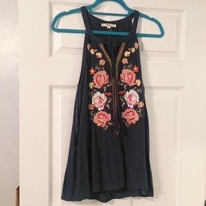 Floral Embroidered Top
